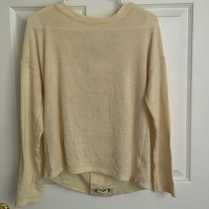 YELLOW LONG SLEEVE TOP